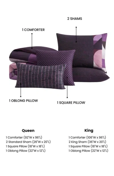 Bebejan Toffee Reversible 5-piece Comforter Set In Multi
