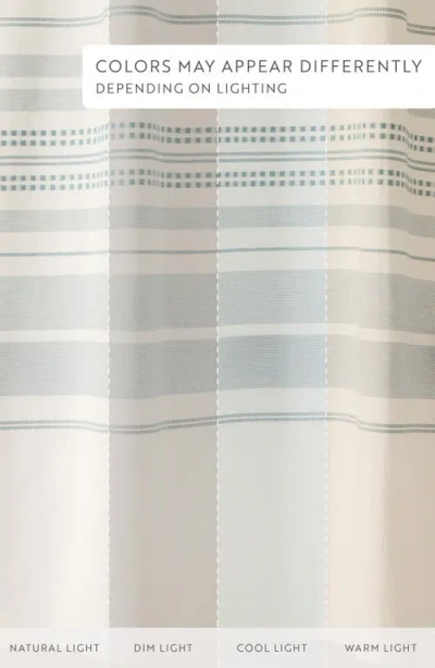 Homespun Mixed Stripe Shower Curtain