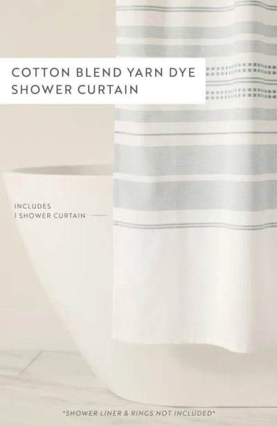 Homespun Mixed Stripe Shower Curtain