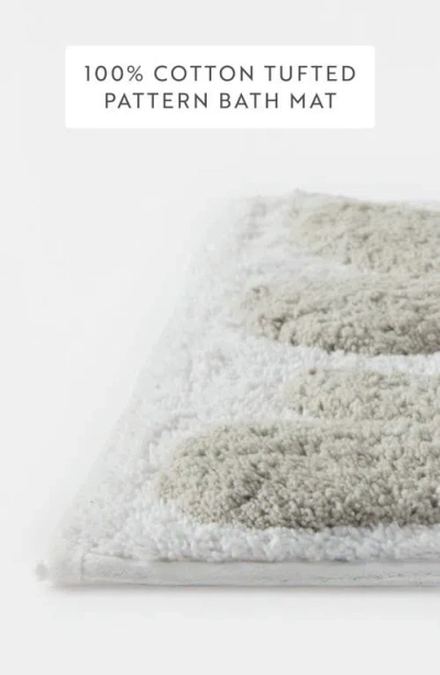 Homespun Arc Patterned Bath Mat