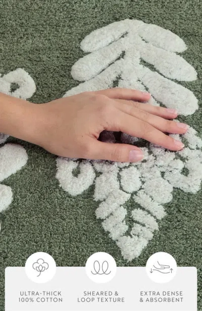 Homespun Arc Patterned Bath Mat