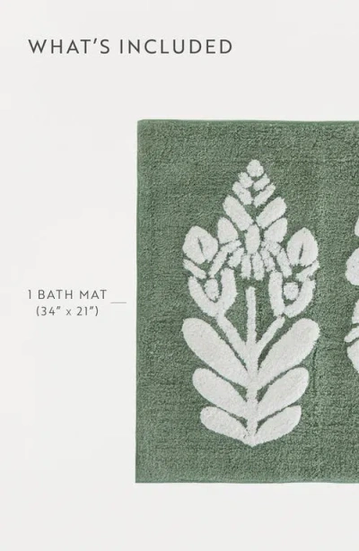 Homespun Arc Patterned Bath Mat