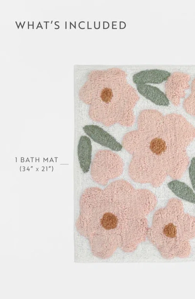 Homespun Arc Patterned Bath Mat