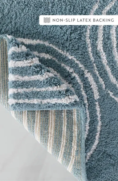 Homespun Arc Patterned Bath Mat