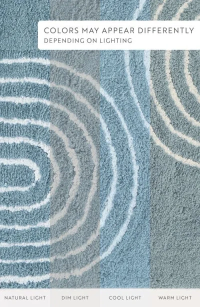 Homespun Arc Patterned Bath Mat