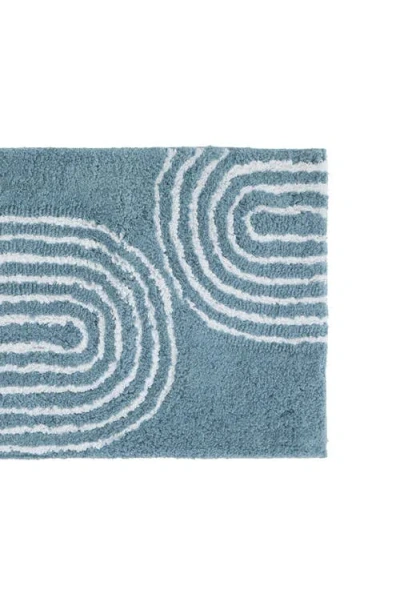 Homespun Arc Patterned Bath Mat