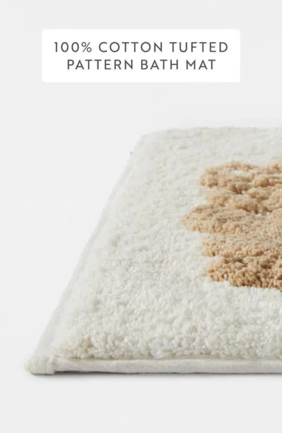 Homespun Arc Patterned Bath Mat