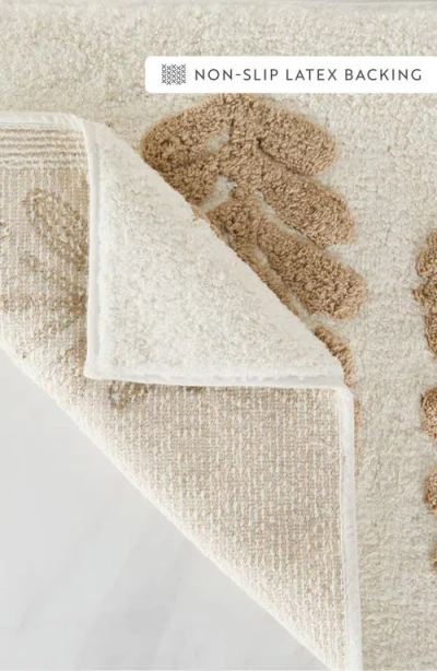 Homespun Arc Patterned Bath Mat