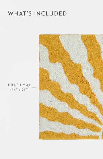 Homespun Arc Patterned Bath Mat