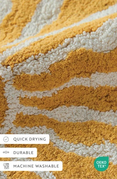 Homespun Arc Patterned Bath Mat