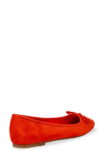 Chase & Chloe Chase And Chloe Bow Ballet Flat In Multi