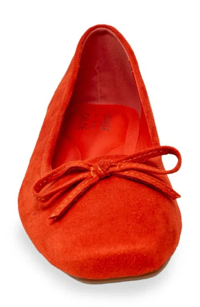 Chase & Chloe Chase And Chloe Bow Ballet Flat In Multi