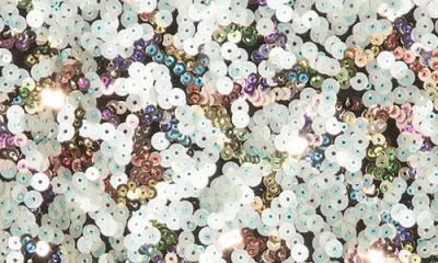 Longchamp Sequin Miniskirt In Multi
