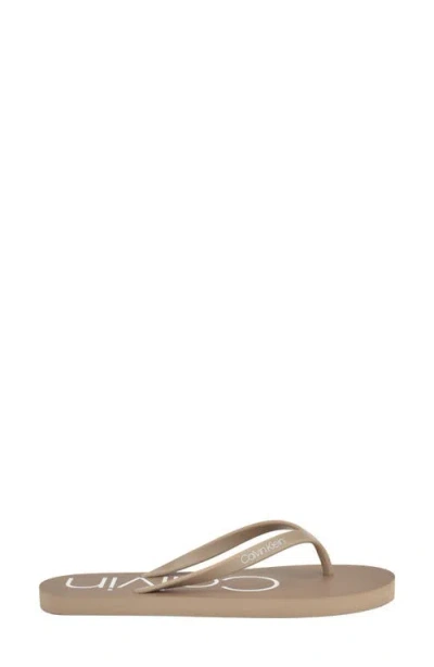 Calvin Klein Salma Flip Flop In Multi