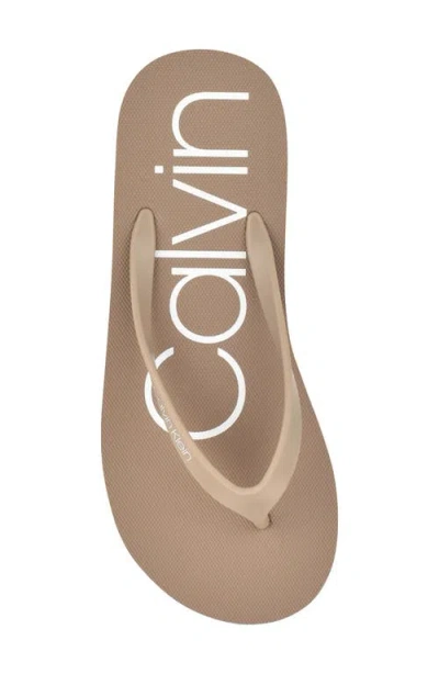 Calvin Klein Salma Flip Flop In Multi