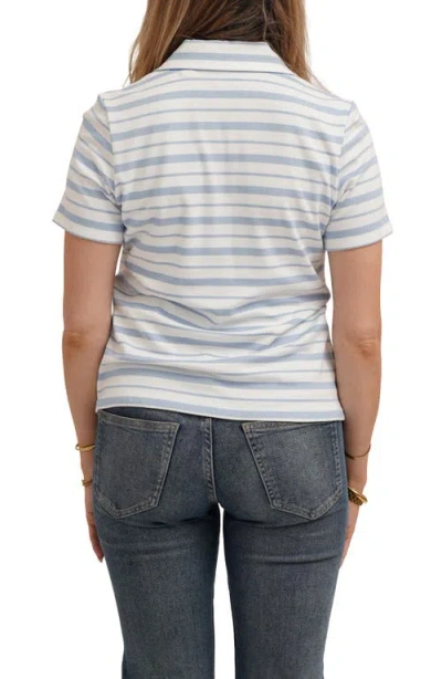 Cyrus Striped Button Front Shirt In Multi
