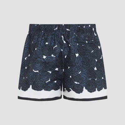 Givenchy Blue Polyester Swim Shorts In Blue