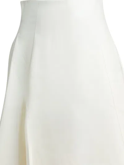 Sandbeige Skirts In White