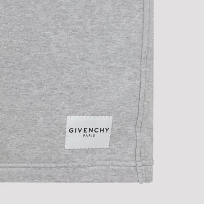 Givenchy Light Grey Cotton Short In Gray