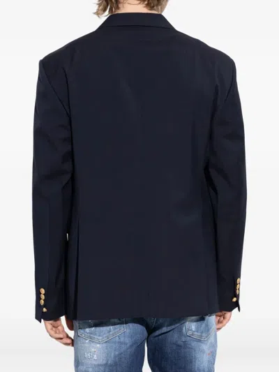 Dsquared2 Jacket Navy Blue In Black