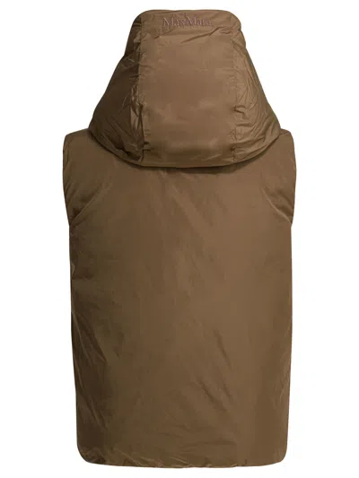 Max Mara The Cube Brown Camel Jacket In Brown