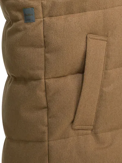 Max Mara The Cube Brown Camel Jacket In Brown
