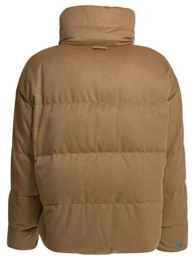Max Mara The Cube Brown Camel Jacket In Brown
