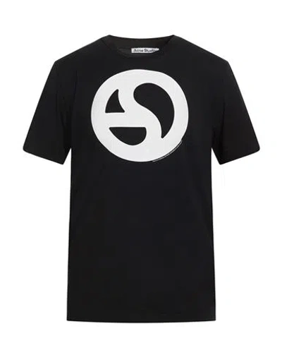 Acne Studios Everest Logogram T-shirt In Black