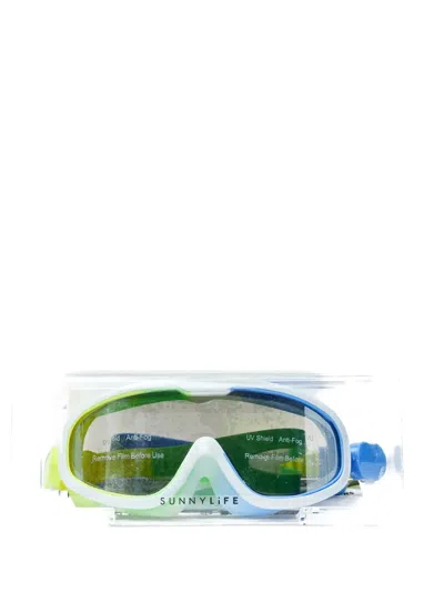 Sunnylife Gradient-effect Logo-print Goggles In Blue