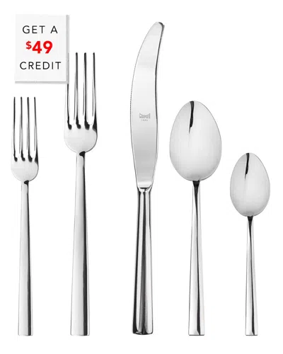 Mepra Levantina 5-piece Flatware Set In Silver