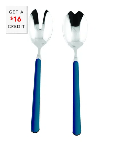 Mepra 2pc Salad Set In Silver