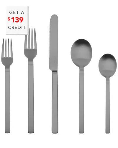 Mepra 20pc Flatware Set In Gray