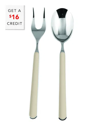 Mepra 2pc Serving Set In Silver