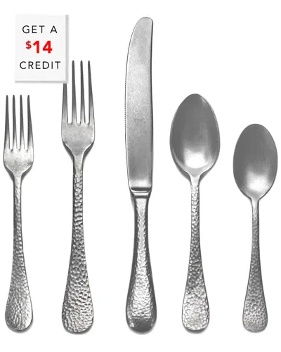 Mepra 5pc Flatware Set With $14 Credit In Gray