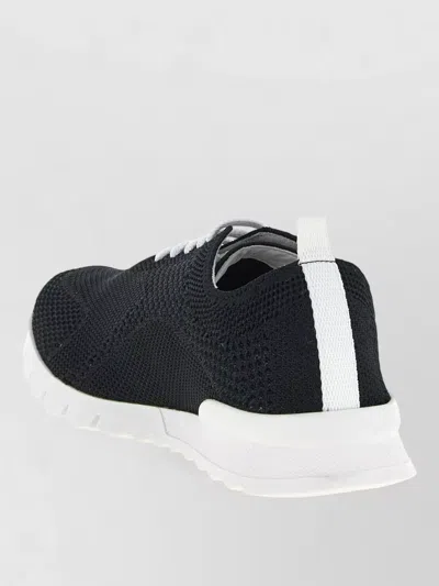 Kiton Knit Upper Sneakers Pull Tab Rubber Sole In Multi