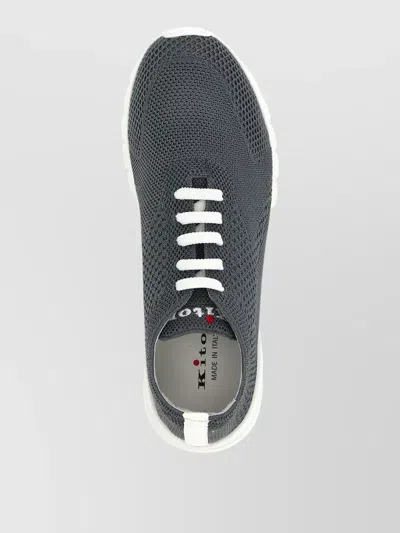 Kiton Fits Mesh Sneakers Pull Tab Rubber Sole In Multi