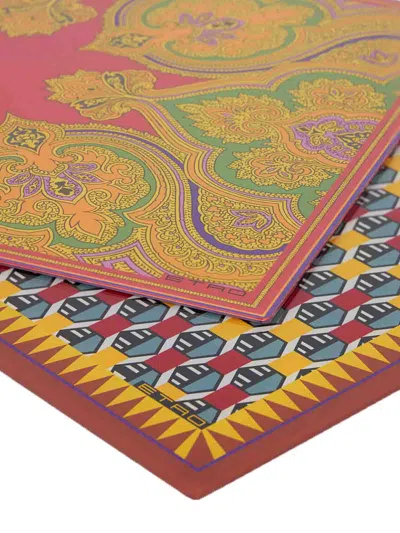 Etro Placemats Set In Multi