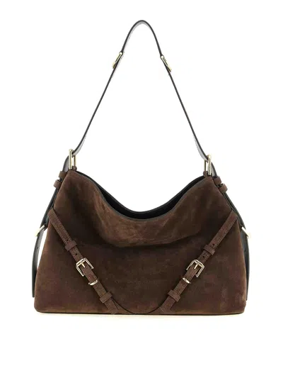 Givenchy Voyou Medium Shoulder Bag In Brown