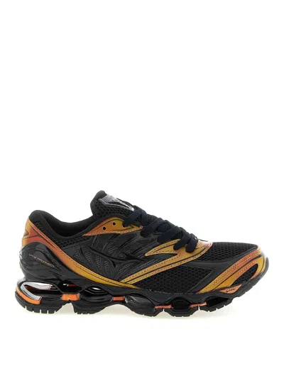 Mizuno Mesh Trainers With Structured Sole In Multi