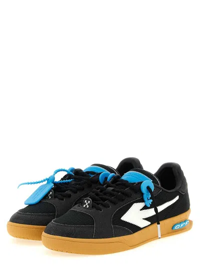 Off-white Black Polyester Athletic Sneakers In Black