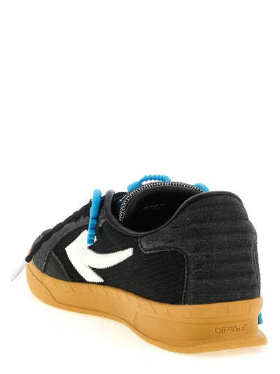 Off-white Black Polyester Athletic Sneakers In Black