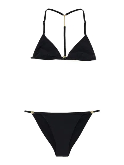 Tom Ford Triangle Bikini Set Adjustable Straps Hardware In Black
