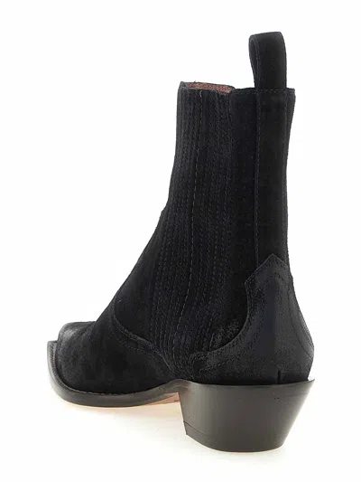Sonora Hernan Ankle Boots Pointed Toe Pull Tab In Animal Print