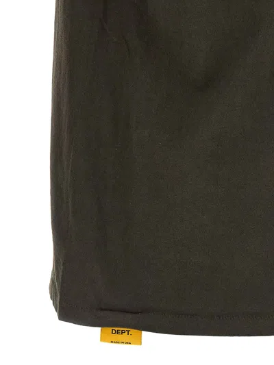 Gallery Dept. Logo-print Washed-effect T-shirt In Black