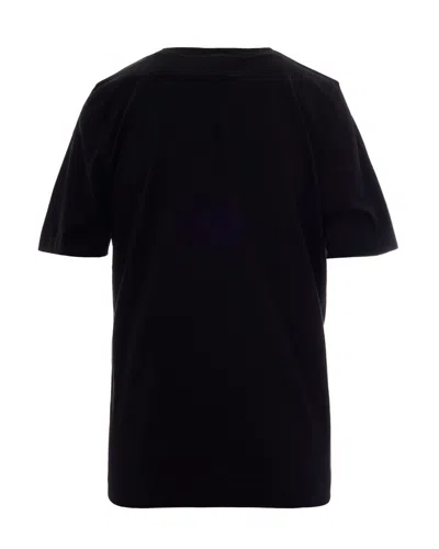 Fiorucci T-shirt Regular Black Patch Angeli In Black