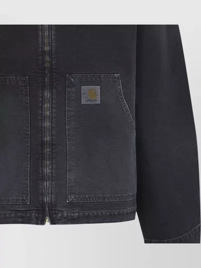 Carhartt Arcan Work Jacket Cotton Canvas In Black
