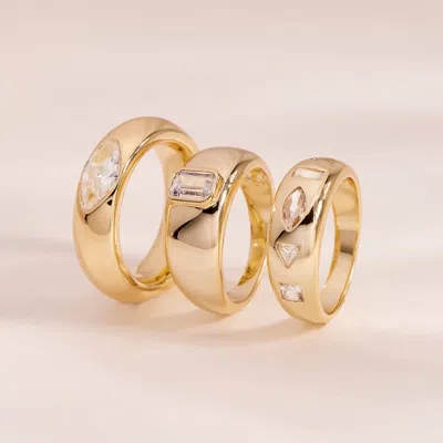 Brook & York Brook And York Carter Mosaic Dome Ring In Brown