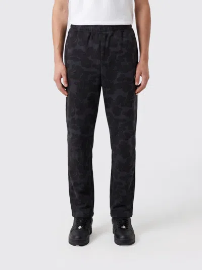 Bape Solid Camo One Point Relaxed Fit Sweatpants M In Black
