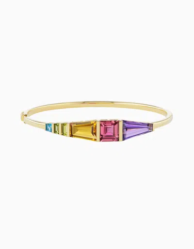 Emily P Wheeler 18k Yellow Gold Helix Cuff Bracelet In Multi