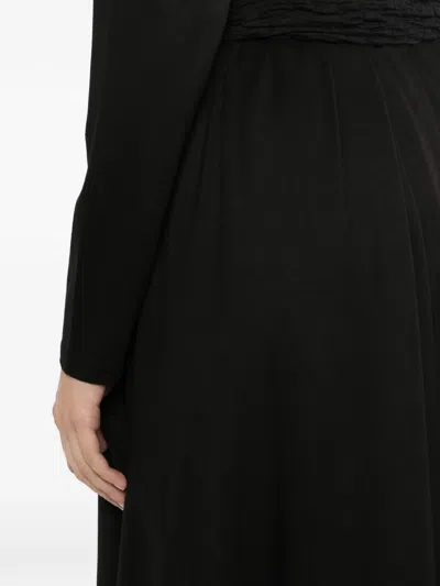 Limi Feu Asymmetric Open-front Coat In Black